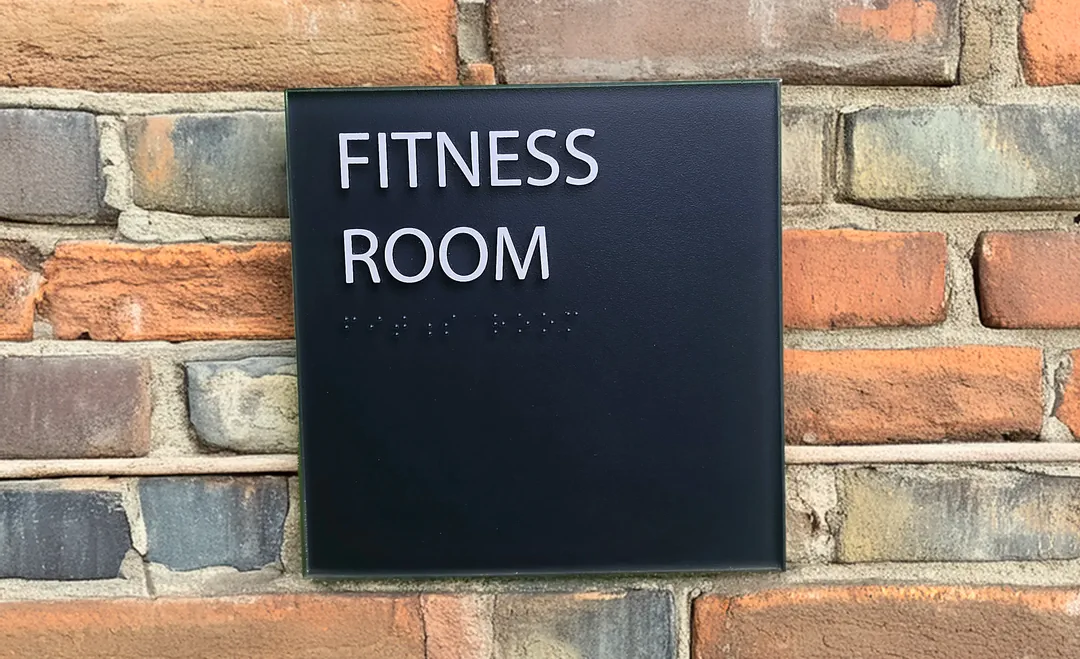 ADA acrylic wayfinding sign